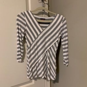 Vince Camino striped, cotton shirt.